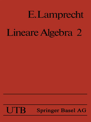 cover image of Lineare Algebra 2
